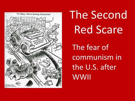 reddit scared|what was the second red scare.